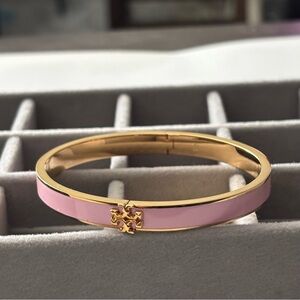 NWOT Tory Burch Pink and Gold Bracelet